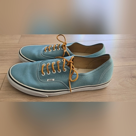 Mens Van's blue Authentic Brushed twill sneaker - Picture 4 of 8